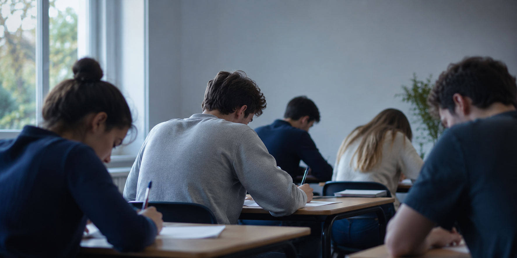 Étudiants en examen