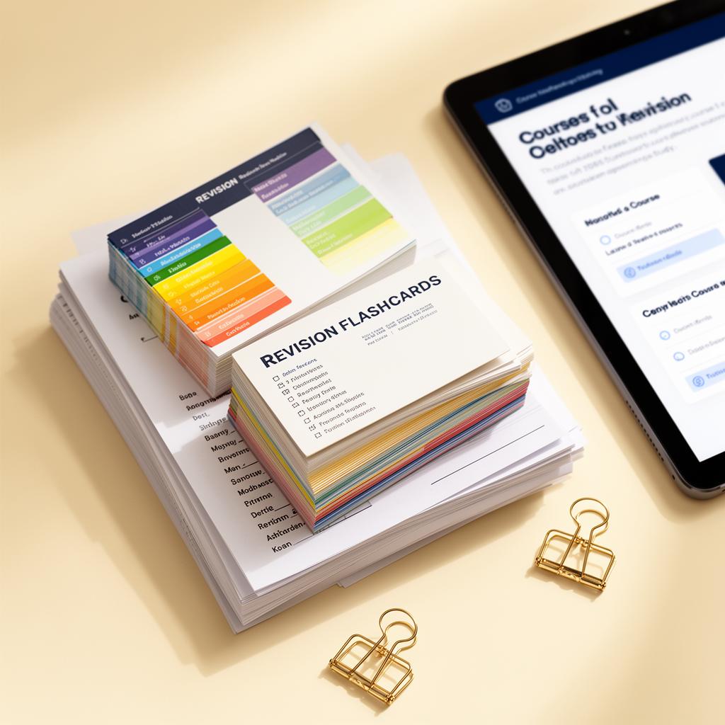 Fiches de révision et interface de cours SogUp